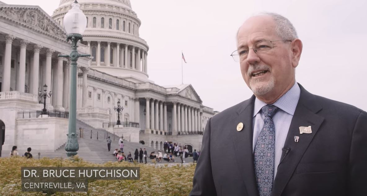 Dr. Bruce Hutchison at the 2024 ADA Lobby Day